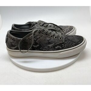 Vans Atwood Womens 9.5 Snakeskin Gray Skateboard Causal Shoes Sneakers 721356